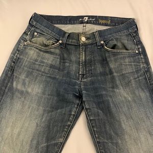 7 for all mankind 30x30 slim-straight jeans